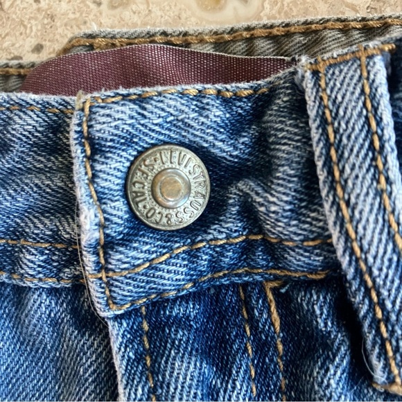 Vintage Little Boy Levi’s Cargo Jeans Embroidered Helicopter Camo Detailing (4) - Picture 4 of 12